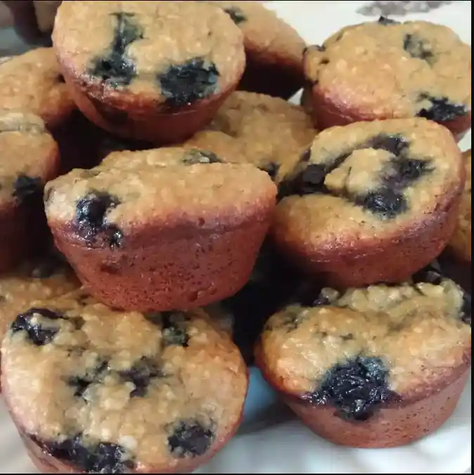 Banana Blueberry Almond Flour Muffins (GlutenFree)