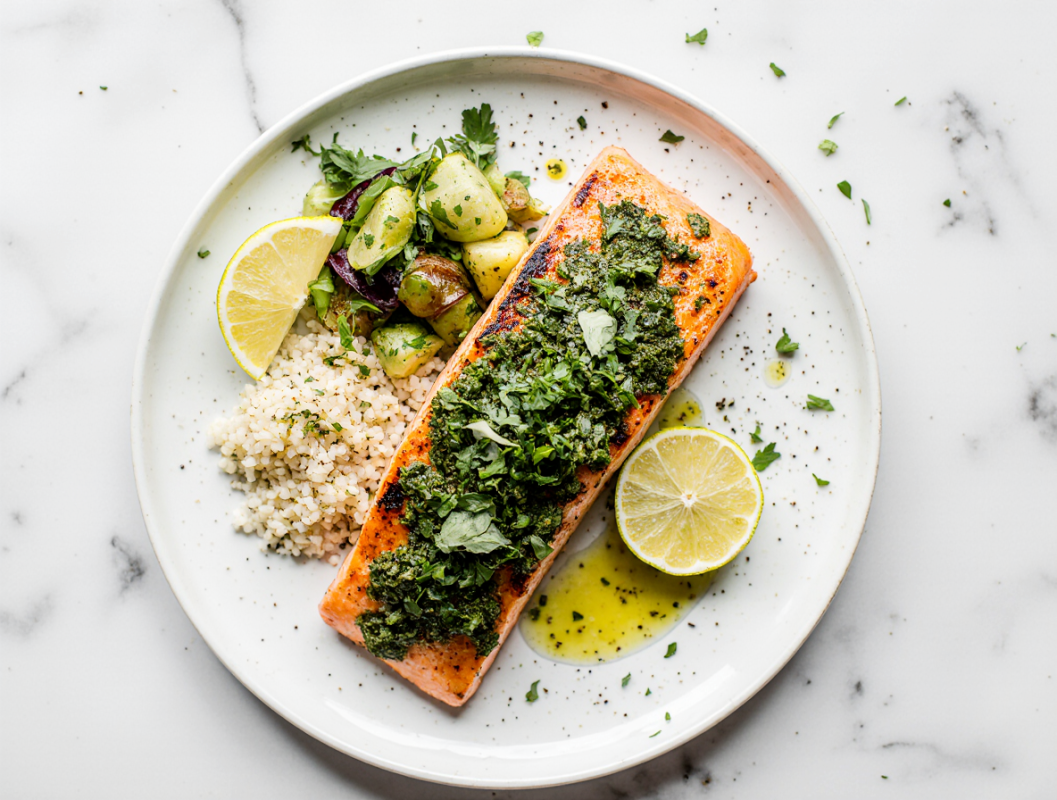 Grilled Cilantro Salmon