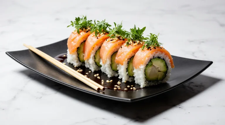 Healthy Smoked Salmon Sushi Roll Recipe