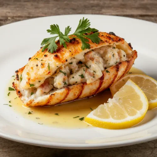 Perfect Baked Crab Stuffed Lobster Tails