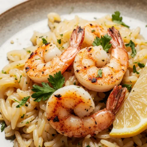 Stick of Butter Shrimp and Orzo