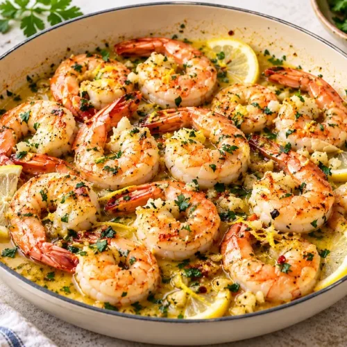 Garlic Lemon Butter Shrimp Scampi