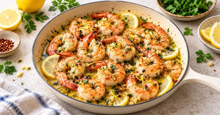 Garlic Lemon Butter Shrimp Scampi